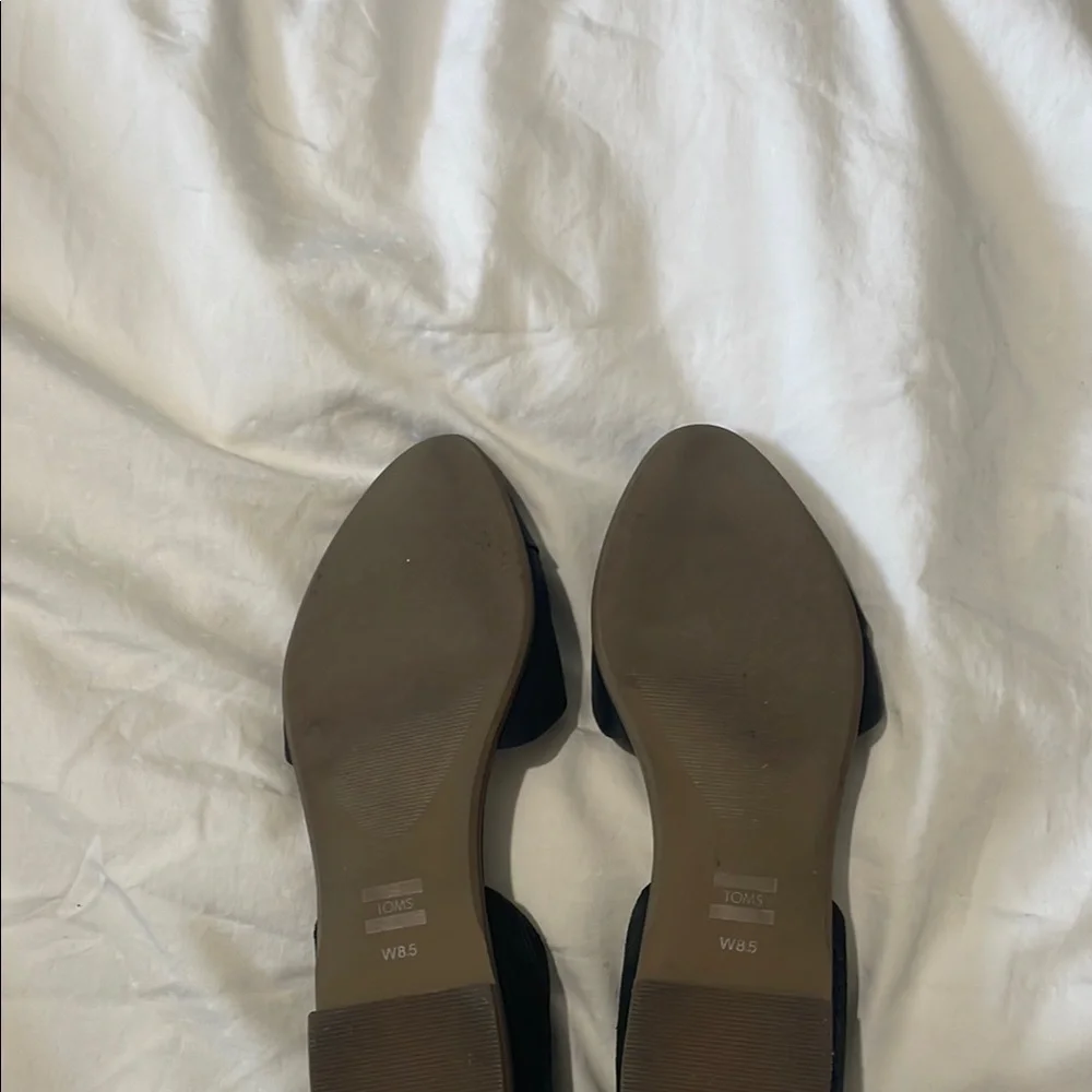 Tom’s - Womens - Black Flats - 8.5 - Picture 3 of 5
